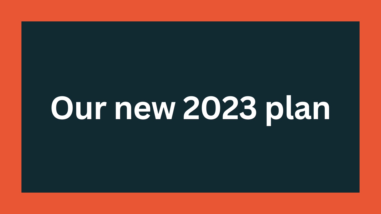 Our new 2023 plan feature image