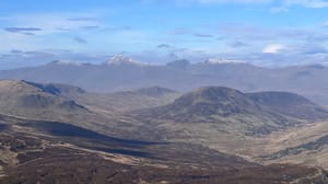 View from the top of Ben Chonzie 